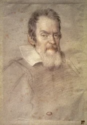 Portrait de Galileo Galilei (1564-1642) Astronome et Physicien